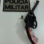 Porte ilegal de arma de fogo: homem é preso com revólver calibre 38 na Antônio Heil