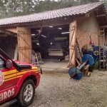 Dom Joaquim: bombeiros atendem a incêndio em tecelagem