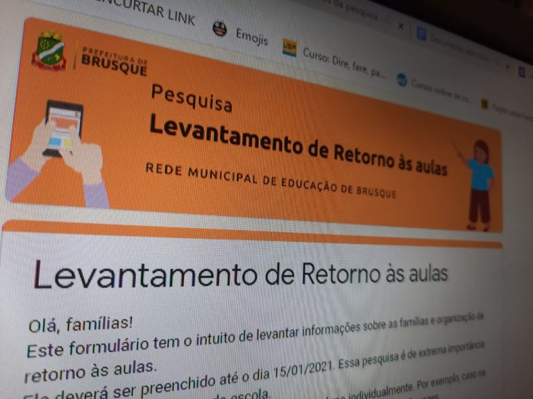 volta as aulas brusque