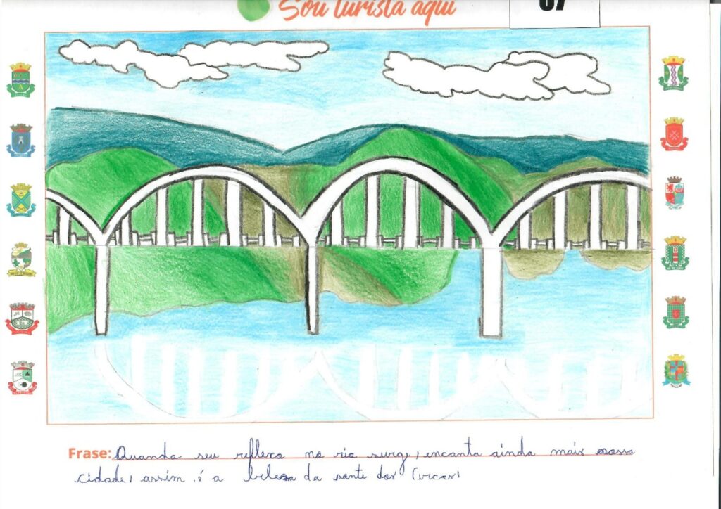 Turismo de Indaial divulga vencedores do Concurso de Desenho e Frase “Sou turista aqui” na etapa municipal