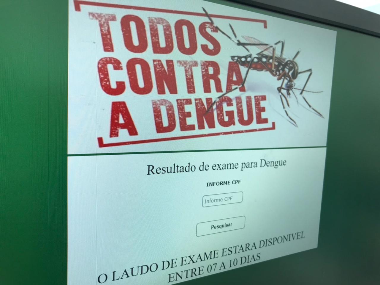 Brusque disponibiliza link para acesso aos resultados dos exames de dengue