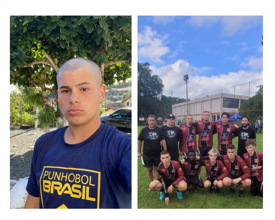 Atleta blumenauense irá representar o Brasil no Campeonato Sul-Americano de Seleções sub 18 de Punhobol