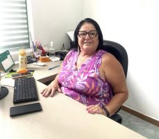 A presidente do Sinseb, Tânia Mara Vieira Pompermayer. Foto: Divulgação.