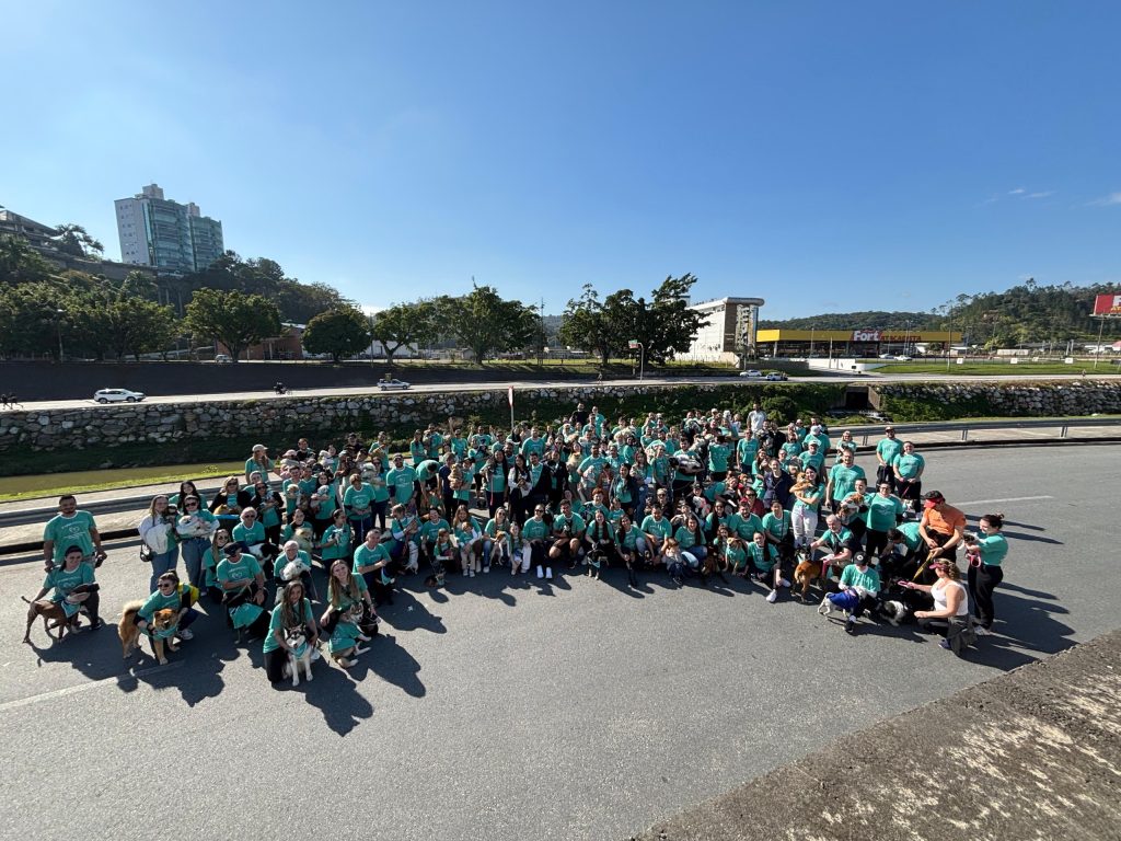 2ª Cãominhada em Brusque: Veja as fotos do evento que reuniu mais de 150 pets e seus tutores