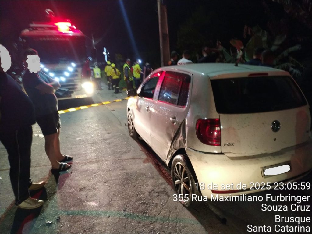 Bombeiros detalham grave acidente envolvendo três veículos no Souza Cruz
