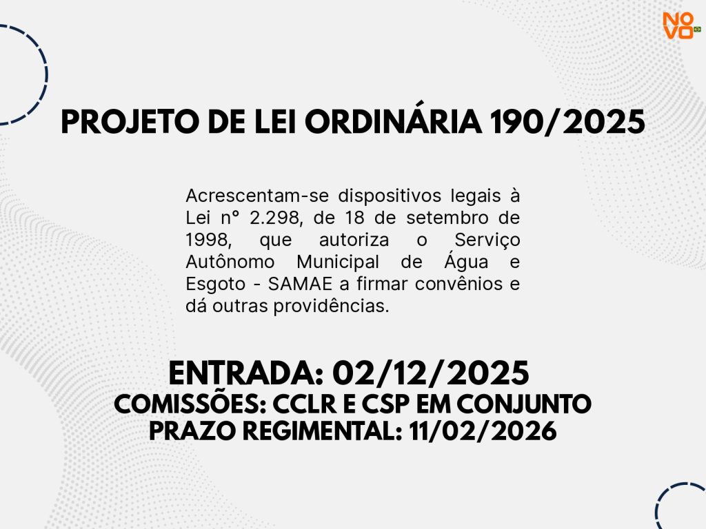 Entre a pressa e a cautela: regime de urgência pauta debate na Câmara de Brusque