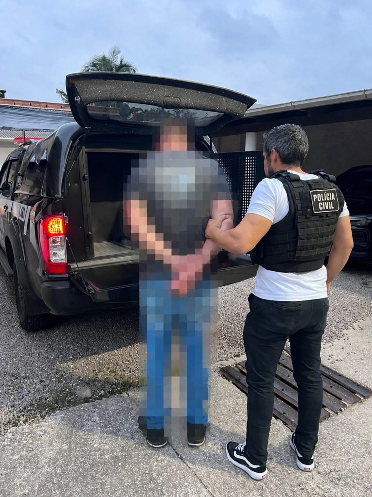 Homem é preso temporariamente suspeito de estupro de vulnerável em Guabiruba